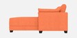 Duke Fabric RHS Sectional Sofa(3 + Lounger) In Terracotta Colour