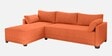 Duke Fabric RHS Sectional Sofa(3 + Lounger) In Terracotta Colour