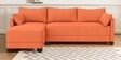 Duke Fabric RHS Sectional Sofa(3 + Lounger) In Terracotta Colour