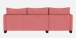 Duke Fabric LHS Sectional Sofa(3 + Lounger) In Pink Colour