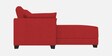 Duke Fabric LHS Sectional Sofa(3 + Lounger) In Red Colour