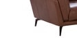 Dundee Half Leather 2 Seater Sofa in Tuscany Cedar colour