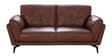 Dundee Half Leather 2 Seater Sofa in Tuscany Cedar colour