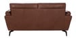 Dundee Half Leather 2 Seater Sofa in Tuscany Cedar colour