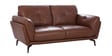 Dundee Half Leather 2 Seater Sofa in Tuscany Cedar colour