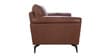 Dundee Half Leather 2 Seater Sofa in Tuscany Cedar colour