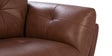 Dundee Half Leather 2 Seater Sofa in Tuscany Cedar colour