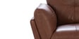 Dundee Half Leather 3 Seater Sofa in Tuscany Cedar colour