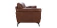 Dundee Half Leather 3 Seater Sofa in Tuscany Cedar colour