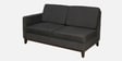 Dunford Fabric LHS Sectional Sofa (3 + Lounger) In Charcoal Grey Colour