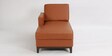 Dunford Leatherette RHS Sectional Sofa (3 + Lounger) in Tan Colour