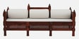 Durbar Sheesham Wood 3 Seater Sofa in Honey Oak Finish