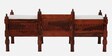 Durbar Sheesham Wood 3 Seater Sofa in Honey Oak Finish