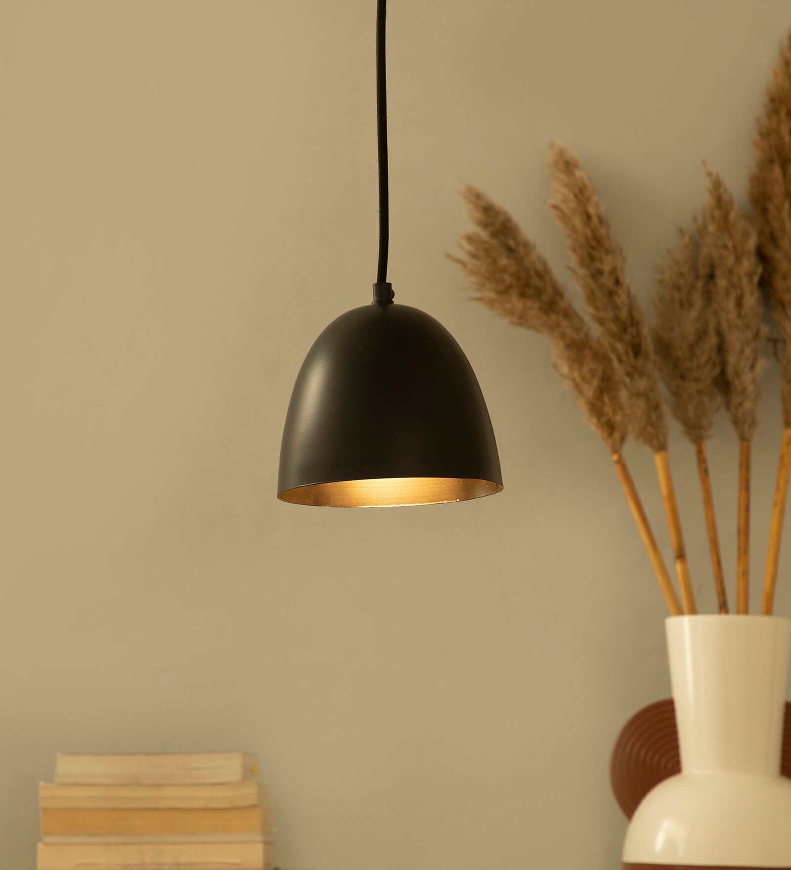 Dublin Black Matt Metal Hanging Light