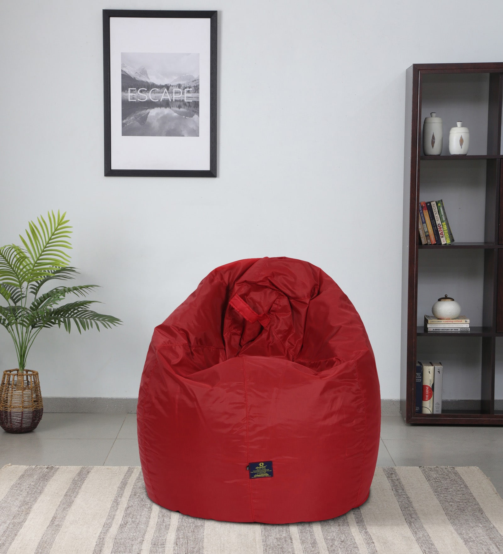 Duncan XXXL Bean Bag with Beans in Red Colour Duncan XXXL Bean Bag with Beans in Red Colour