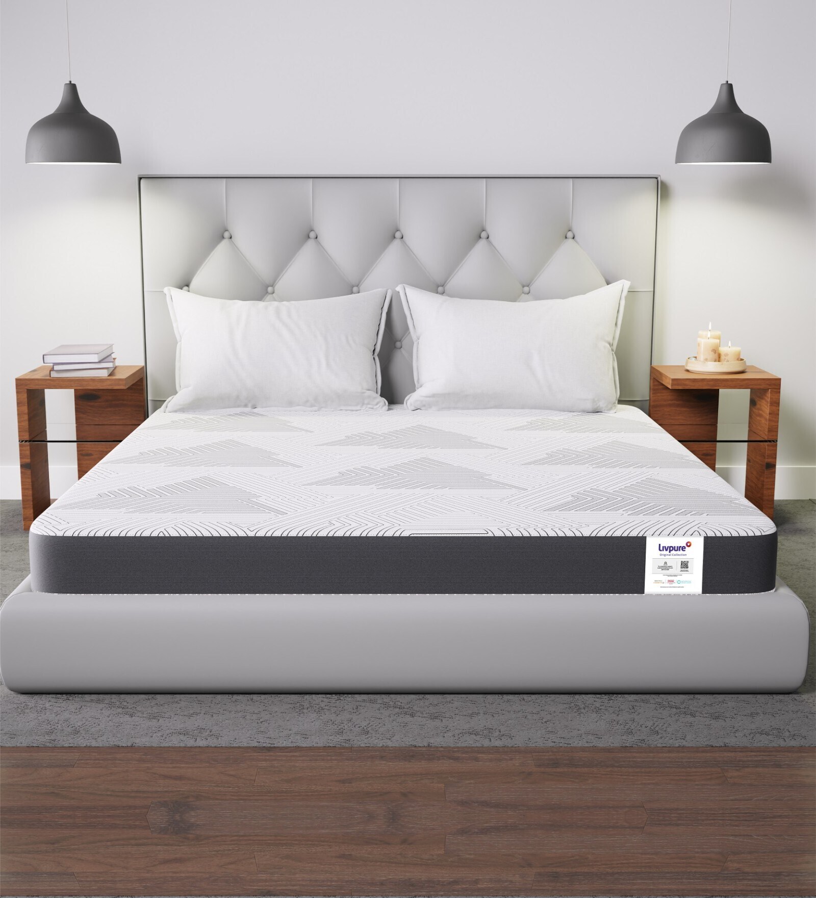 Buy Duos Reversible HR Foam 5 Inches King Size Mattress With 3D