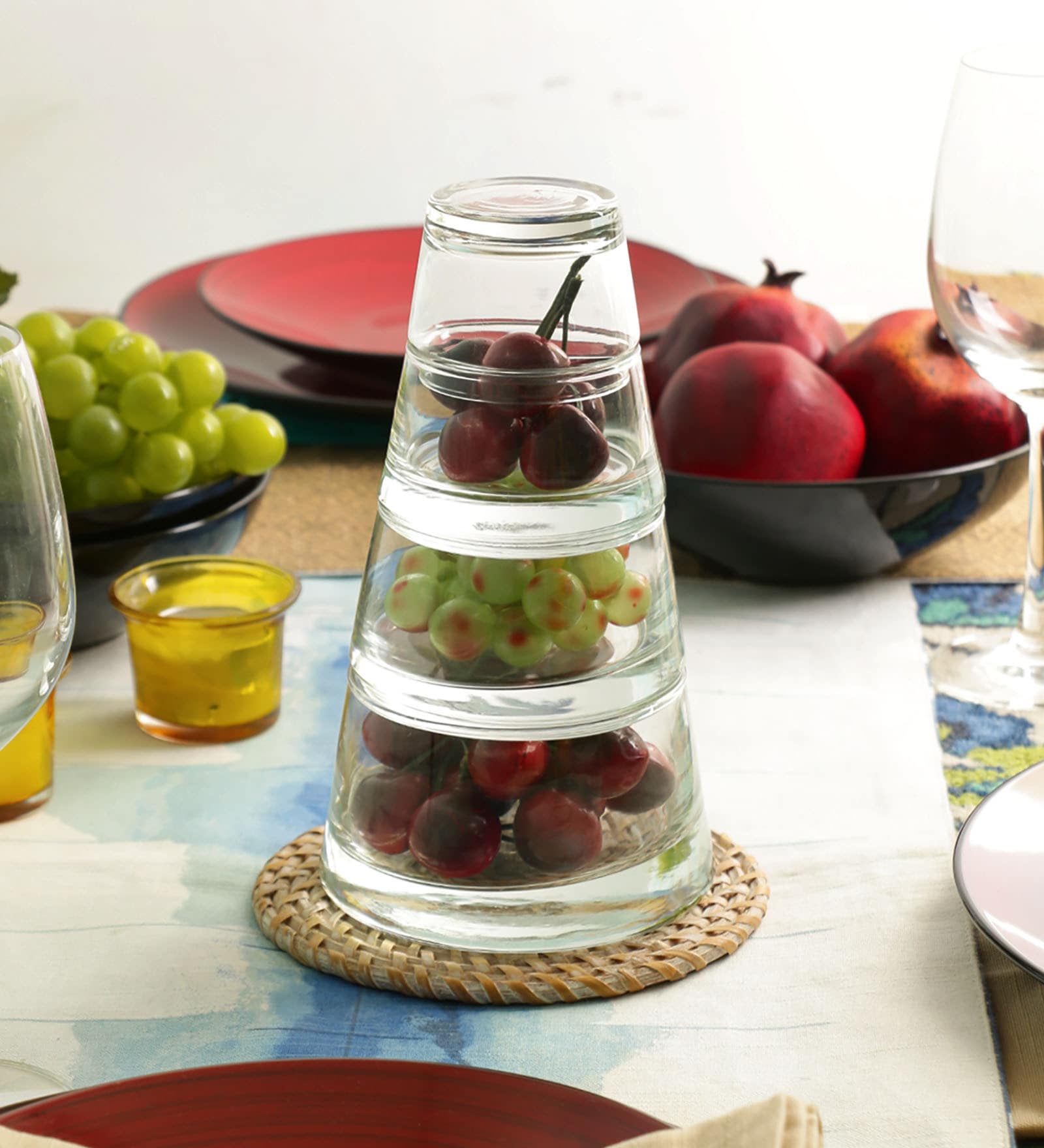 Buy 300 ML Glass Dessert Bowls Set of 4 by Durobor at 22 OFF by