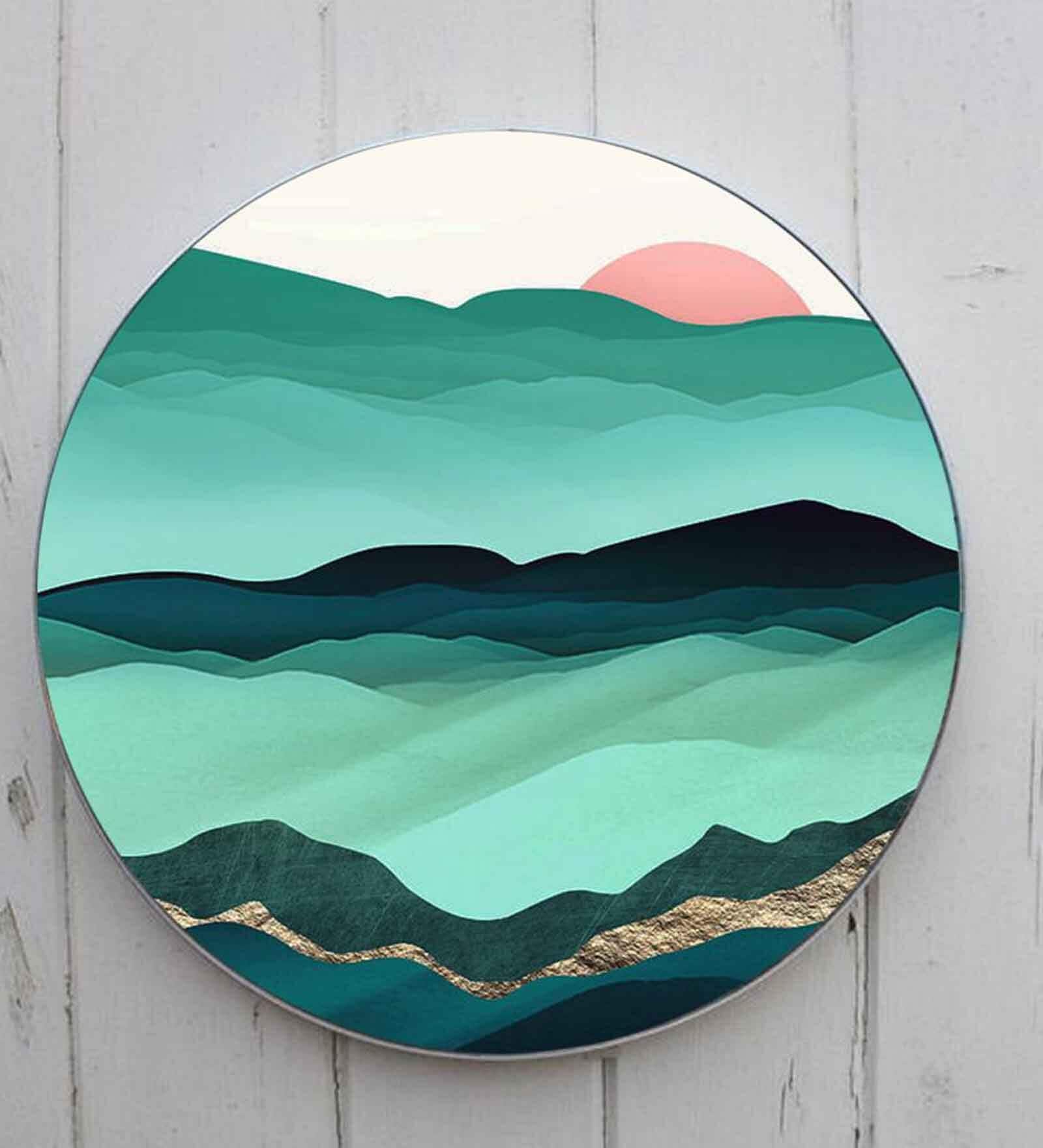 Dusk White Canvas Framed Wall Plates