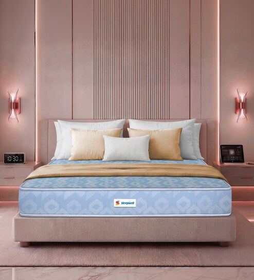 Dual 5 Inches Foam Single Size Mattress in Blue Colour