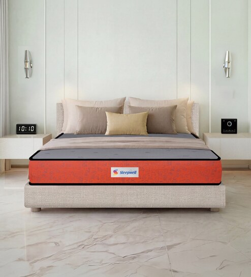 Dual Pro 8 Inches Foam Queen Size Mattress in Orange Colour