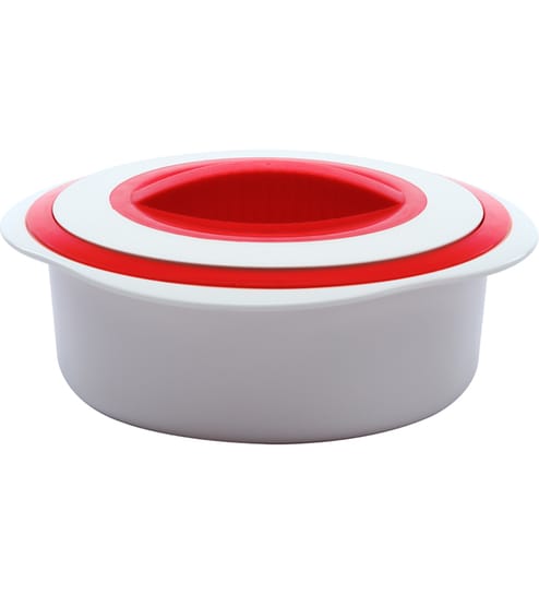 Varmora Dual Wall Insulated Thermoware Casserole | Microwave Safe | 1500 ml- Maroon