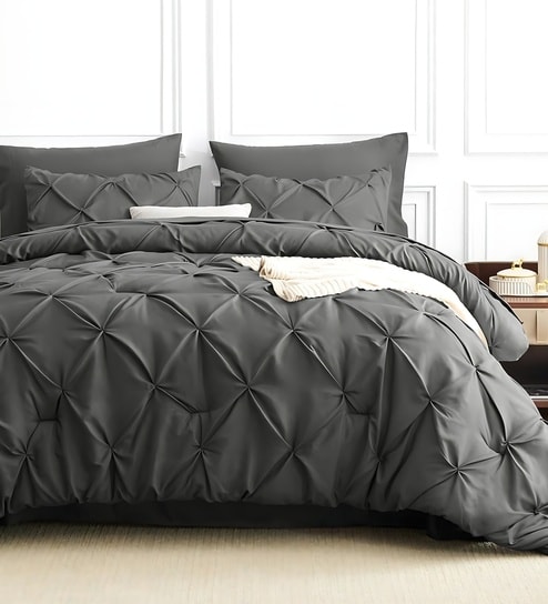 Dune Pin Tuck Ac Comforter And Pillow Shams