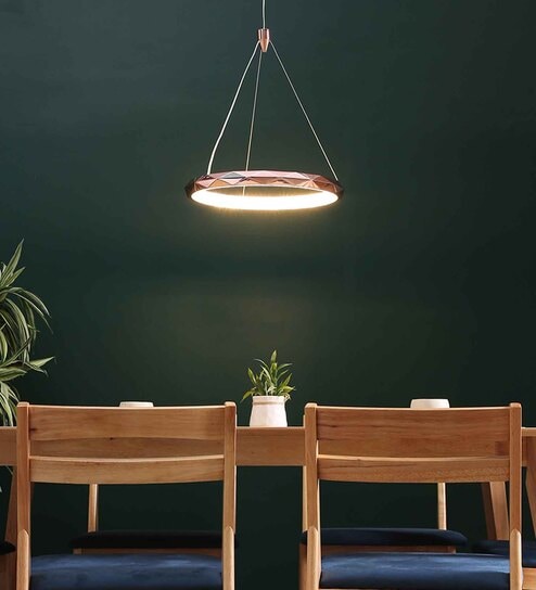 Areum Rose Gold Aluminium LED Ceiling Lights