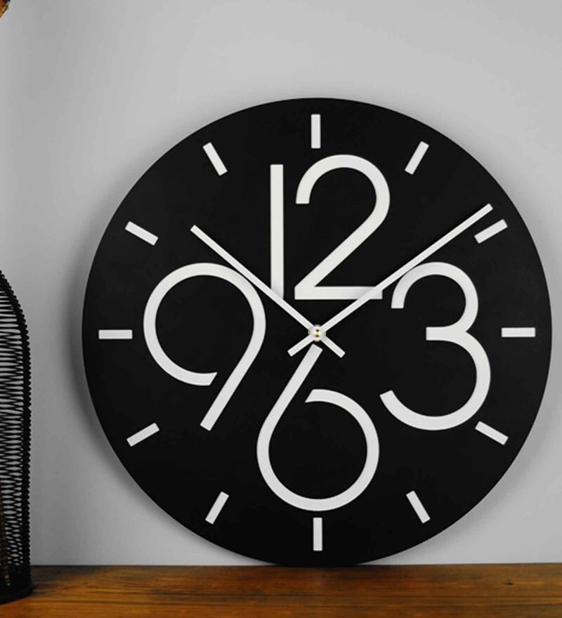 Buy Dublin Metal Wall Clock (1X1ft) By WallCentre Online Modern Wall