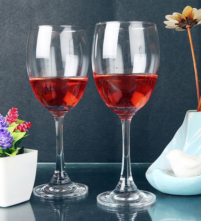 Buy Duchess Red Wine 255 Ml Glasses Set Of 6 By Ocean Online