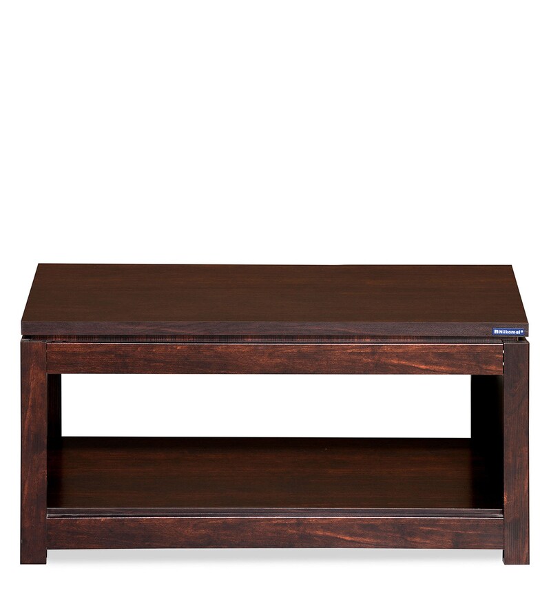 Buy Dune Coffee Table in Walnut Finish By Nilkamal Online Modern Rectangular Coffee Tables