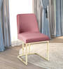 Dua Cantilever Chair In Champagne &  Gold Colour