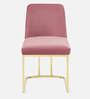 Dua Cantilever Chair In Champagne &  Gold Colour