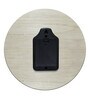Brown MDF Dual Modern Wall Clock