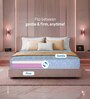 Dual 4 Inches Foam Queen Size Mattress in Blue Colour