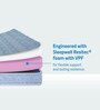 Dual 5 Inches Foam Queen Size Mattress in Blue Colour