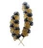 Dual Branches Gold Iron Wall Art