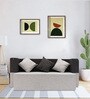 Dual 14 Inch PU Foam (72x44) In Black & White Colour Queen Size Sofa Cum Foldable Mattress