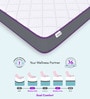 Dual Comfort 8 Inches HR Foam Mattress with Comfort Cubes and Rebotech In Queen Size