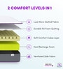Dual Comfort 8 Inches HR Foam Mattress with Comfort Cubes and Rebotech In Single Size