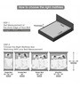 Dual Comfort Reversible 4 Inch HR & Softy Foam King Size Mattress