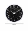 Dual Frame Transformation Plastic Wall Clock In White & Black