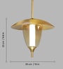 Dual Layered Golden LED Pendant Light