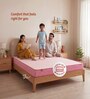 Dual Plus 6 Inches PU Foam Single Size Mattress in Pink Colour