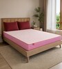 Dual Plus 8 Inches PU Foam Queen Size Mattress in Pink Colour