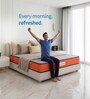 Dual Pro 6 Inches Foam Queen Size Mattress in Orange Colour