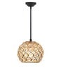 Dual Ring Half Round E27 Holder Gold Crystal Hanging Light