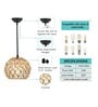 Dual Ring Half Round E27 Holder Gold Crystal Hanging Light