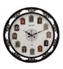 Copper Plastic Dual Rings Modern Wall Clock