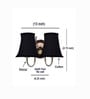 Dual Steel Wall Light   Cotton Fabric Shade | Bedroom & Office