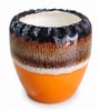 Dual Tone Glazed Ceramic Planter Pot